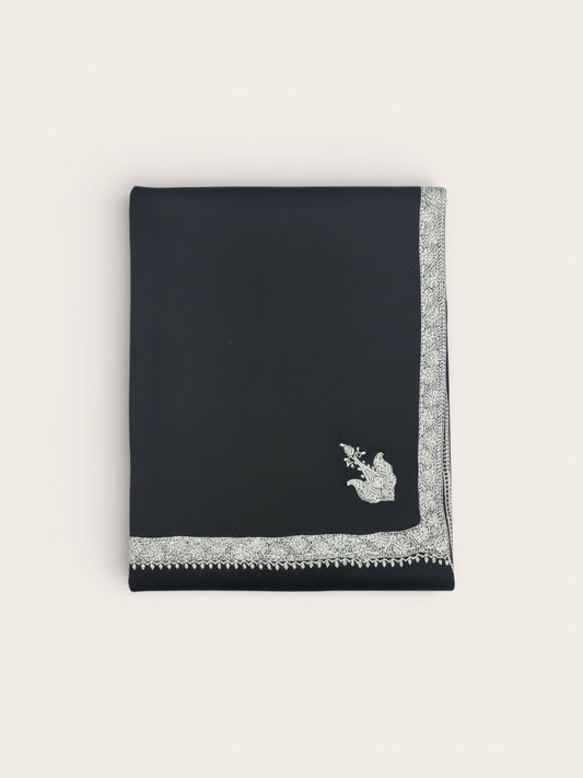Pure Cashmere Scarf - Embroidered Nº3