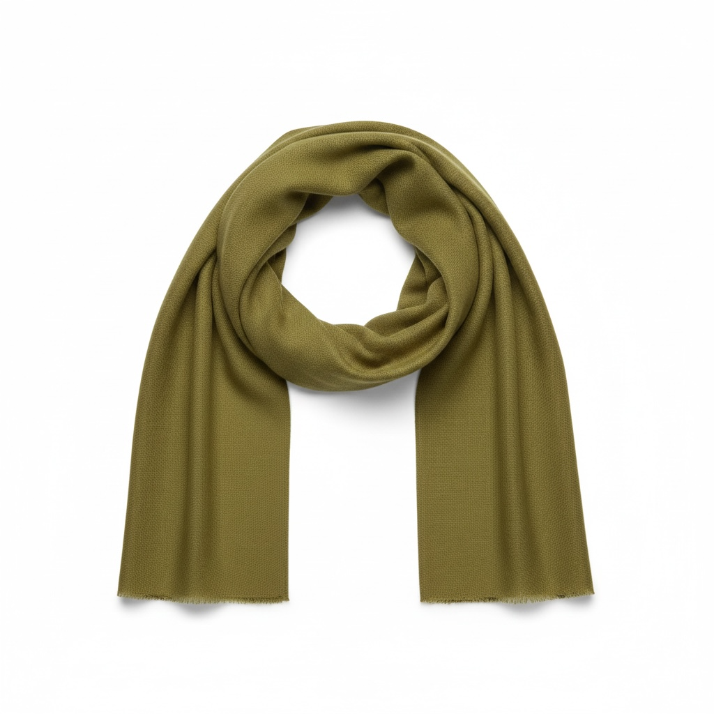 La Vie - 100% Cashmere Scarf - Ultra Light - Olive Green