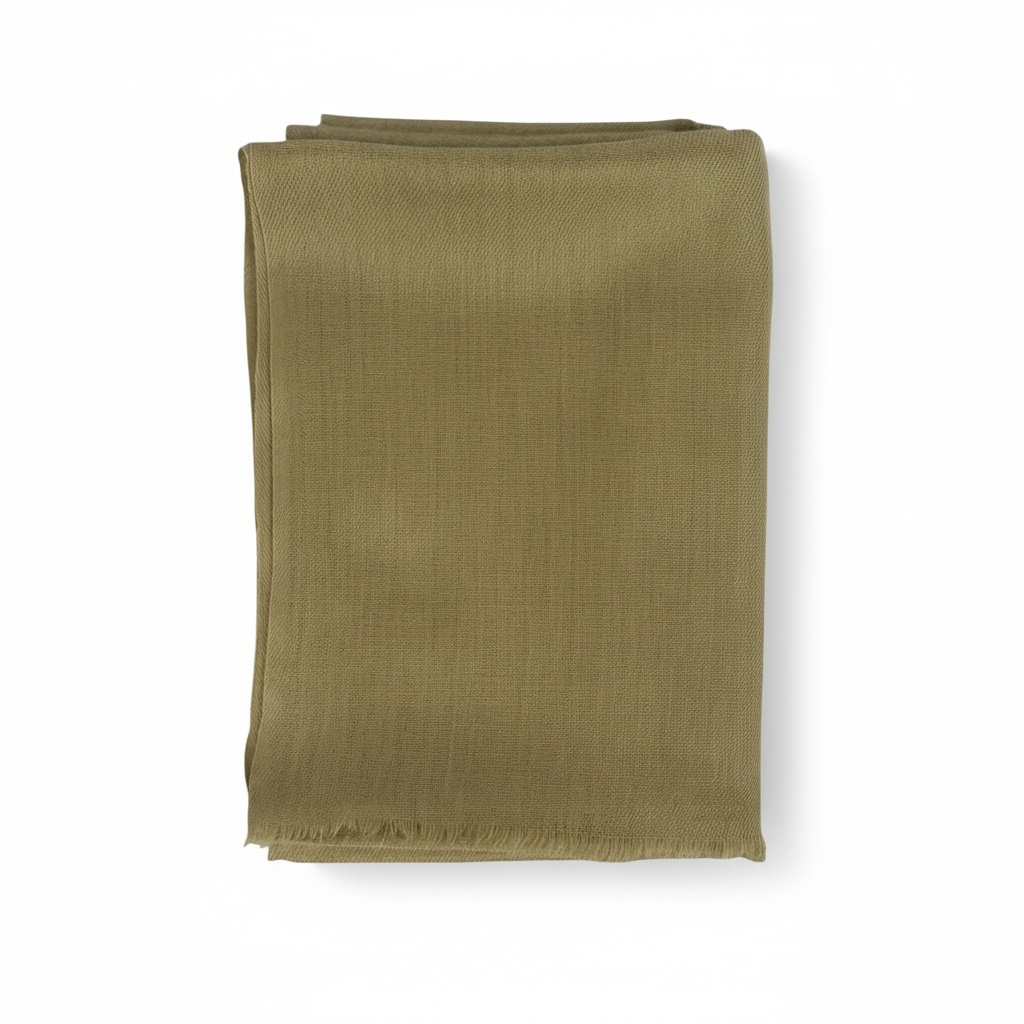 La Vie - 100% Cashmere Scarf - Ultra Light - Olive Green